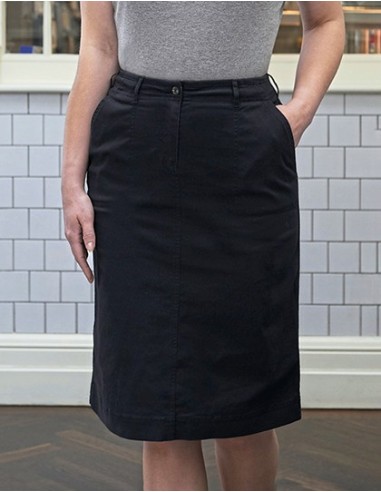 B-2302-Business Casual Collection Austin Chino Skirt